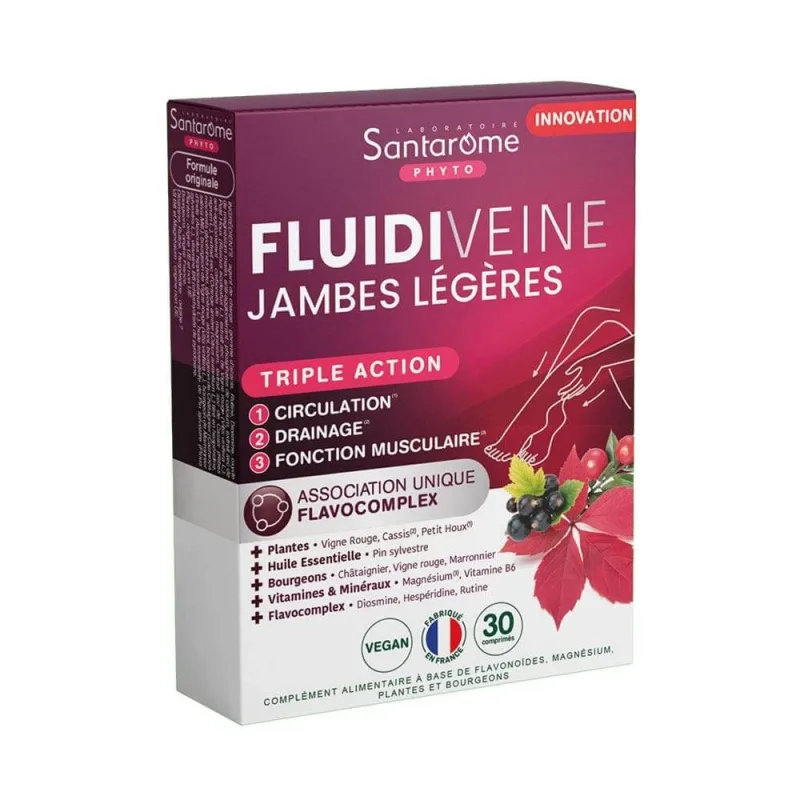 Santarome Fluidiveine Light Legs Triple Action 30 Tablete Santarome Light Legs Triple Action 30 Tablete — preț și oferte