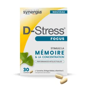 Synergia Focus D-Stress Stimulează memoria 30 comprimate