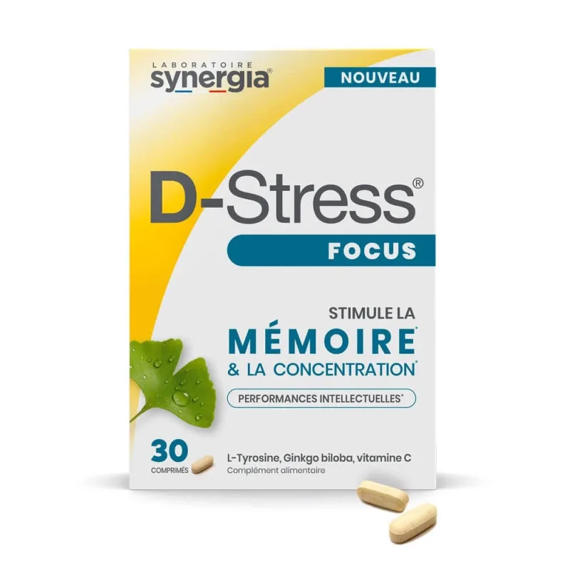 Synergia Focus D-Stress Stimulează memoria 30 comprimate — preț și oferte