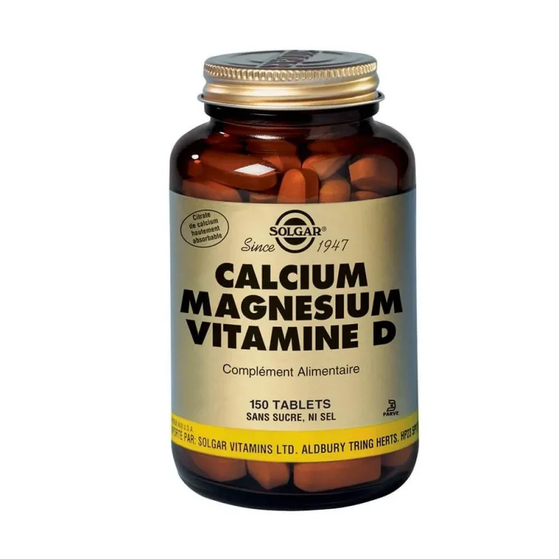 Solgar Calcium Magneziu Vitamine D3 Os et Cartilages 150 comprimate — preț și oferte