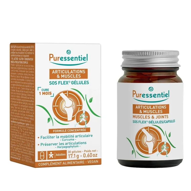 Puressentiel Joint and Muscle S.O.S Flex 30 capsule — preț și oferte