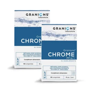 Granions Crom 250µg 2x60 comprimate