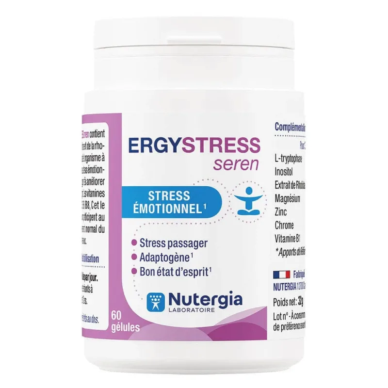 Nutergia Ergystress Seren Stres emoțional 60 Capsule — preț și oferte