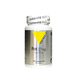 Vit'All+ Fier 27 mg 100 comprimate