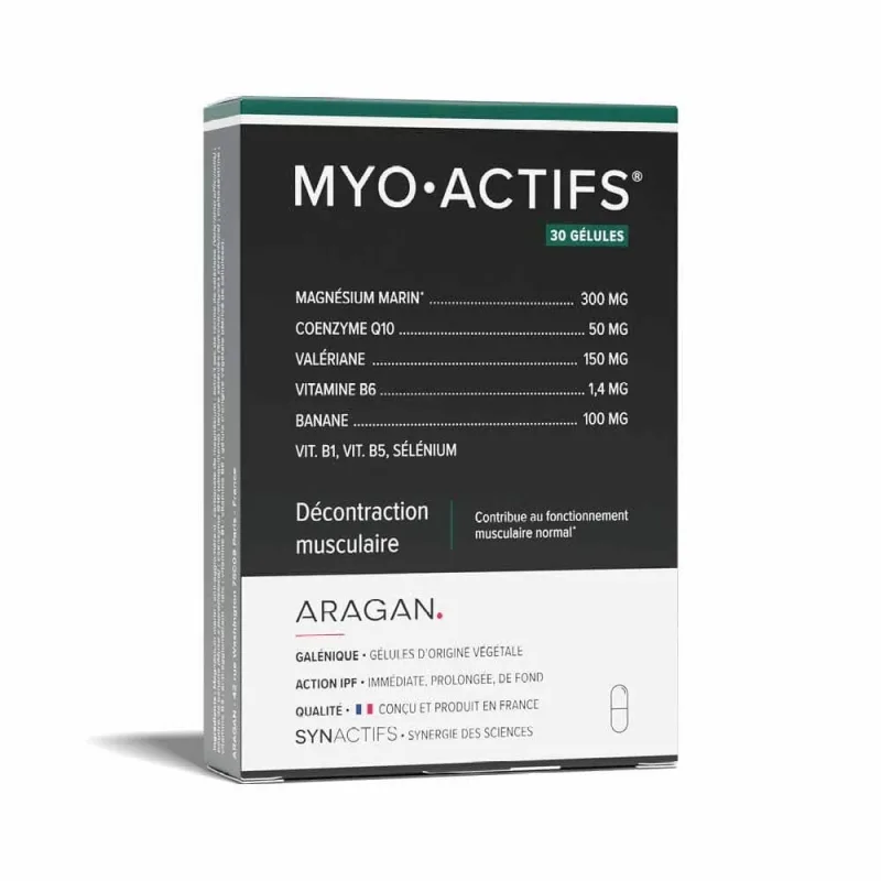 Aragan Synactifs Relaxare musculară mioactivă 30 capsule — preț și oferte