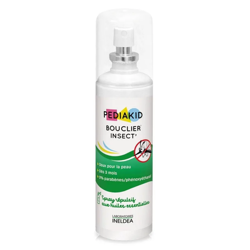 Scut anti-insecte Pediakid cu uleiuri esențiale, 100 ml, Pediakid Lab. Ineldea — preț și oferte
