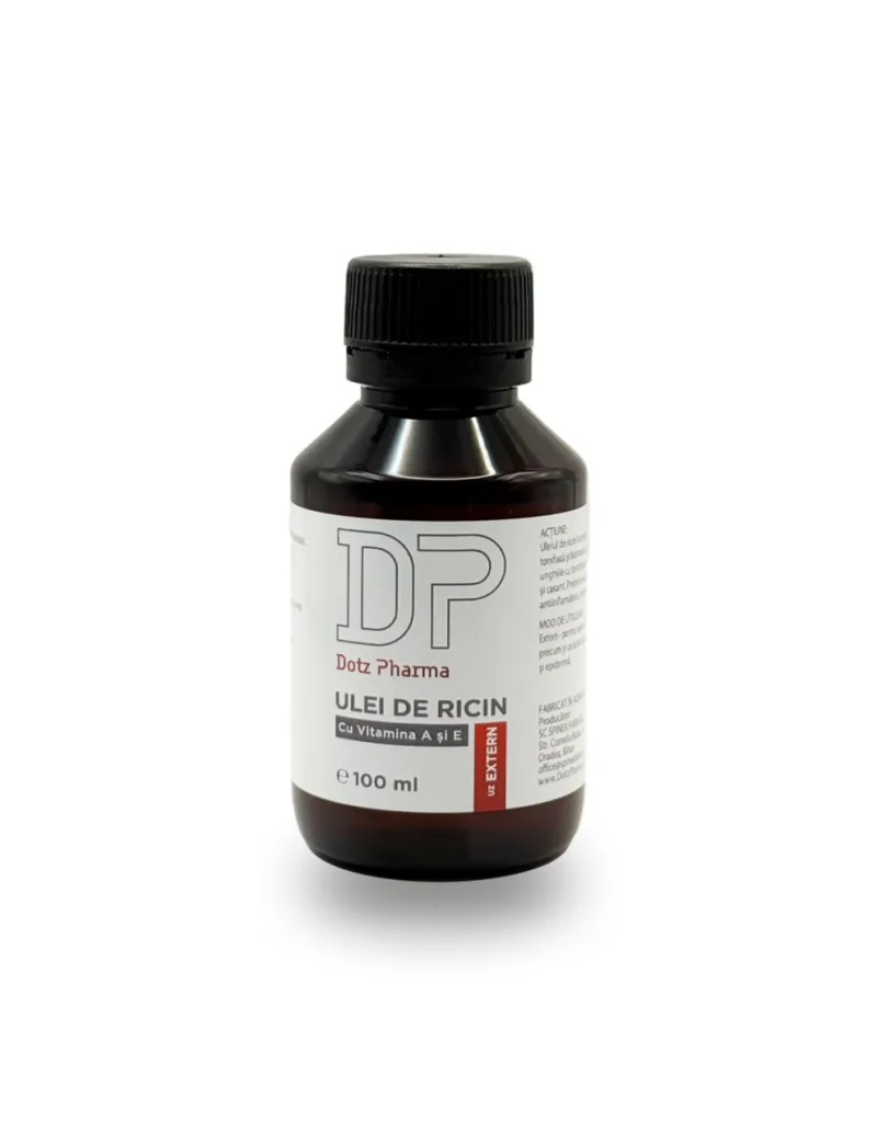 Ulei de ricin cu vitamina A si E, 100 ml, Dotz Pharma — preț și oferte