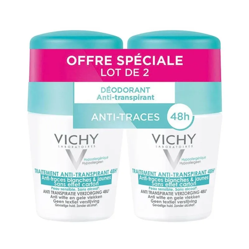 Vichy Deodorant Anti-Perspirant Roll-on 2x50 ml — preț și oferte