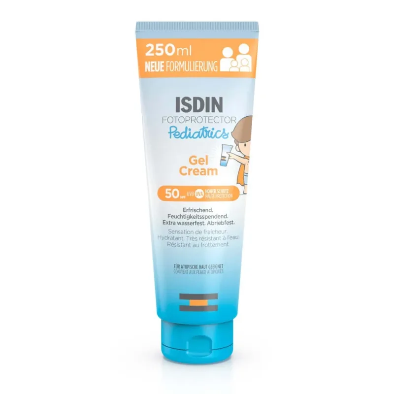 Isdin Gel Cream Fotoprotector Pediatrie cremă solară pentru corp pentru copii SPF50 250ml Isdinceutics De — preț și oferte