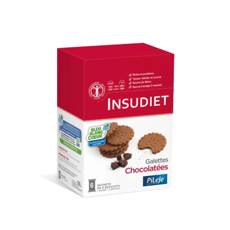 Insudiet Waffles cu ciocolată 6 pungi — preț și oferte