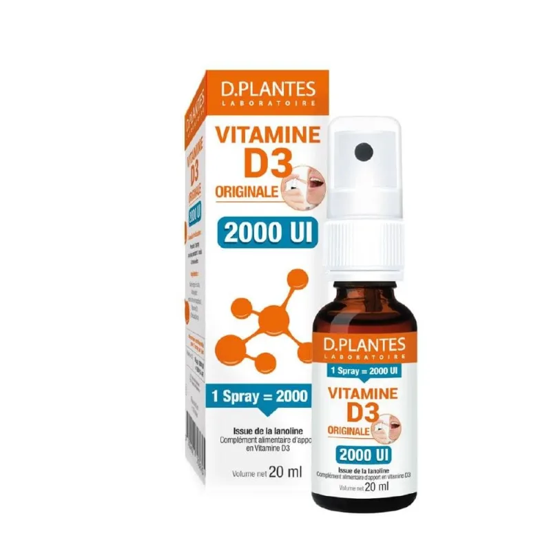 D. Plantes Original Vitamins D3 2000 UI Spray 20ml — preț și oferte