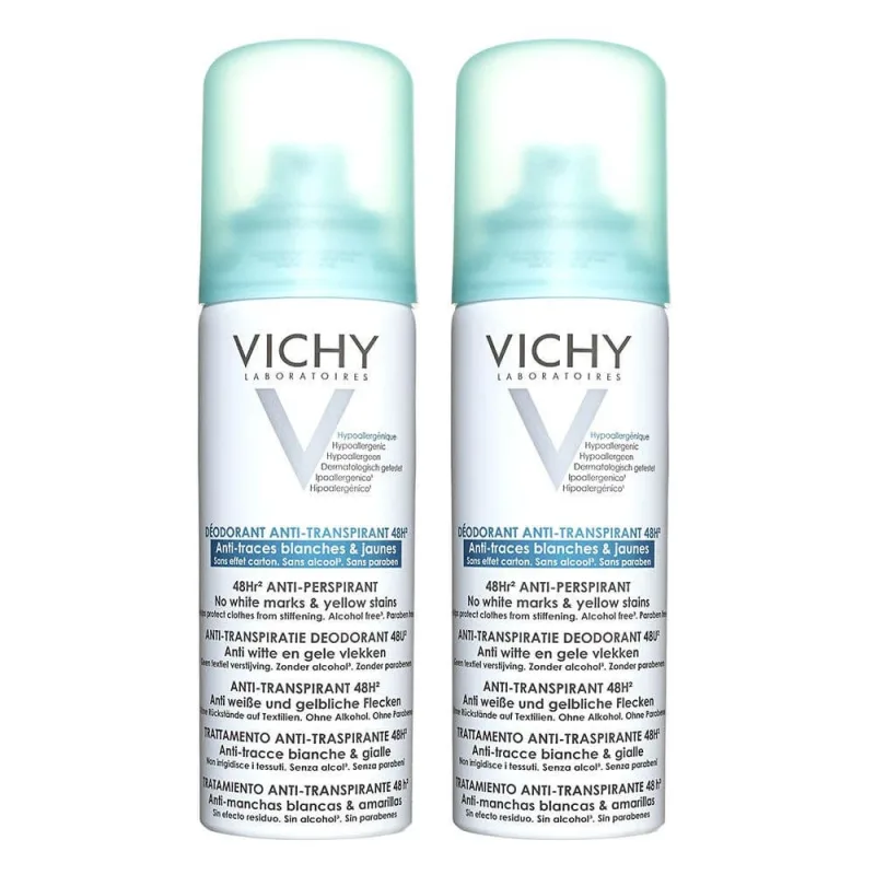 Vichy Deodorant Anti-Perspirant Spray 2x125ml — preț și oferte