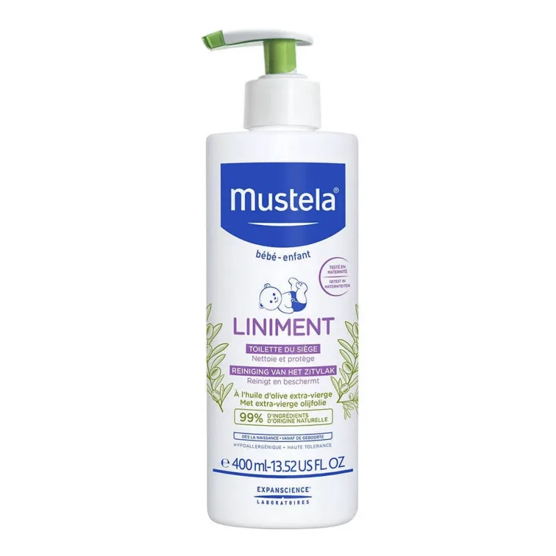 Mustela Liniment cu ulei de măsline extravirgin din naștere 400ml — preț și oferte