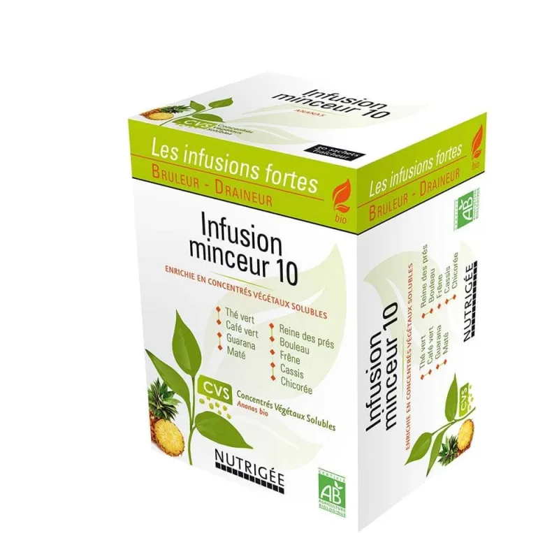 Nutrigée Infusion Minceur 10 Bio 30 Sachets — preț și oferte