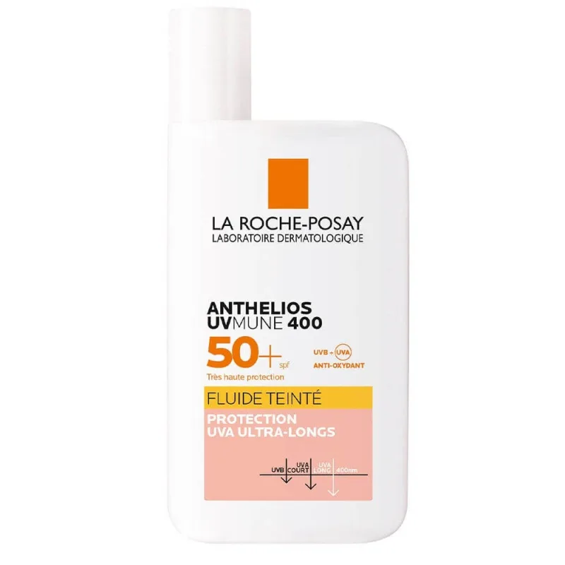 La Roche-Posay Anthelios Fluid Uvmune 400 Spf50+ Protecție colorată cu parfum 50ml — preț și oferte