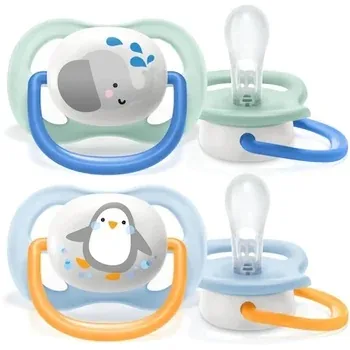 Avent Set suzete Ultra Air pentru 0-6 luni SCF080/05, 2 bucati PHILIPS AVENT — preț și oferte