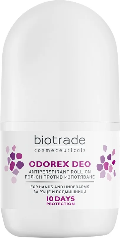 Odorex Deo roll-on antiperspirant transpiratie excesiva, 20 ml, Biotrade — preț și oferte