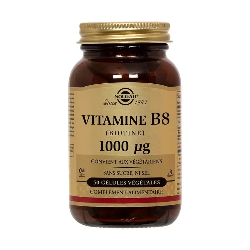 Solgar Vitamine B8 Biotin 1000 Microg 50 Gelule Biotine Beauté Peau, Cheveux 50 gélules végétales — preț și oferte