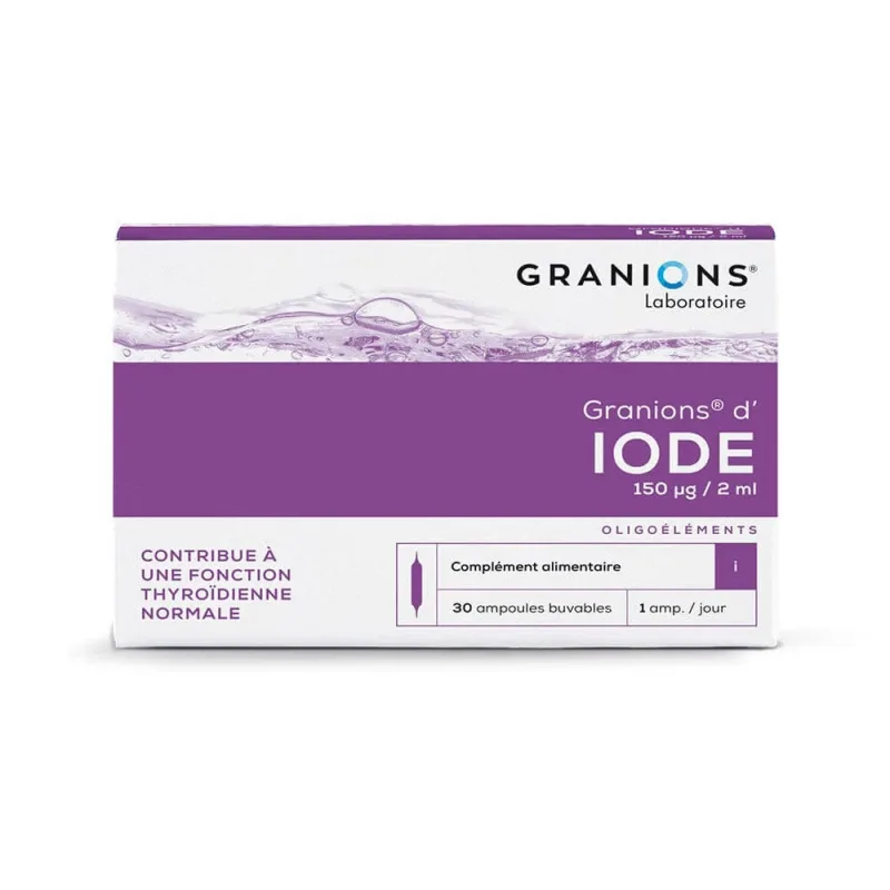 Granions Iod 30 flacoane 2ml — preț și oferte