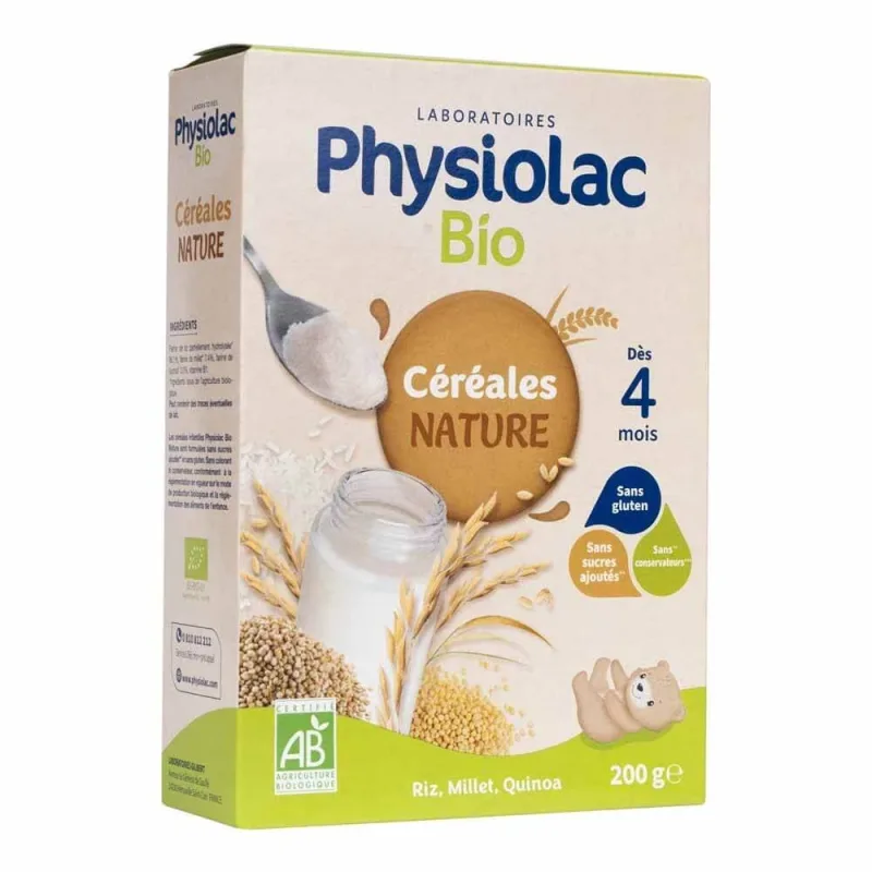 Physiolac Cereale Orez Meiul Quinoa Organic Physiolac De la 4 luni 200g — preț și oferte