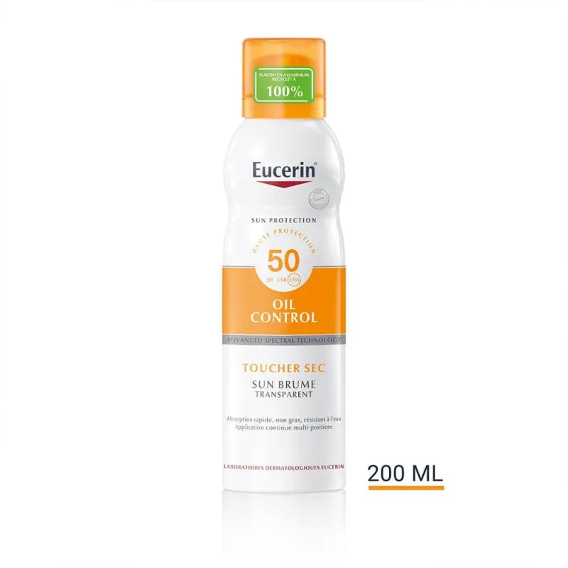 Eucerin Sun Protection Sensitive Protect Transparent Mist Spf50 Piele sensibilă 200 ml — preț și oferte
