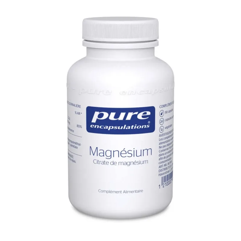 Magneziu Pure Encapsulations (citrat de magneziu) 90 capsule — preț și oferte