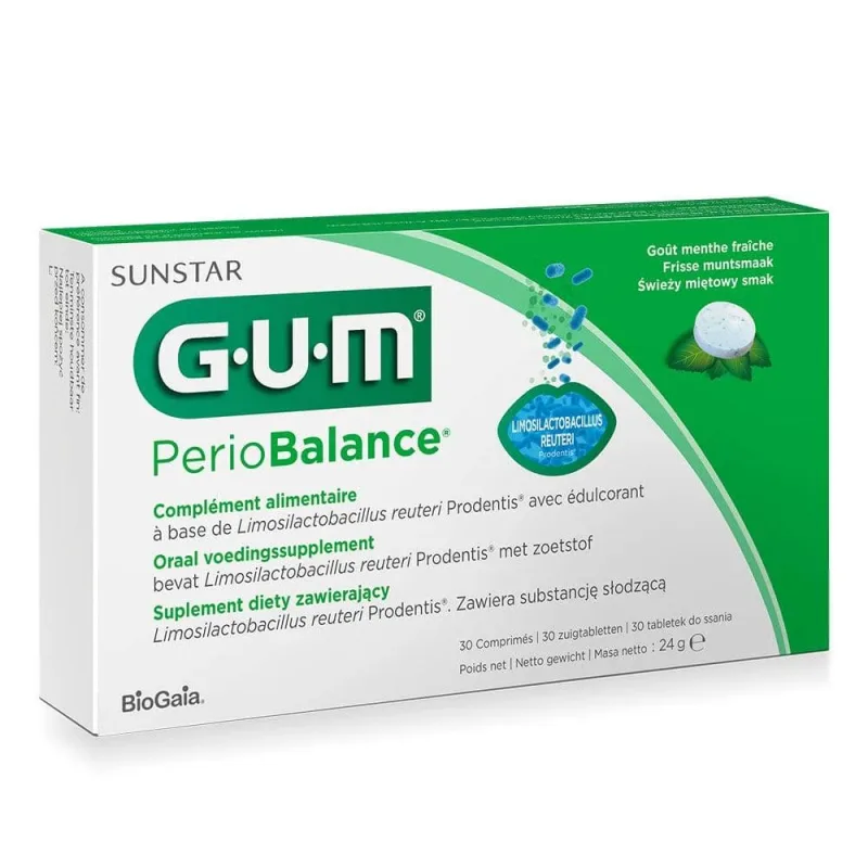 Gum PerioBalance Mentă comprimate de supt 30 comprimate — preț și oferte