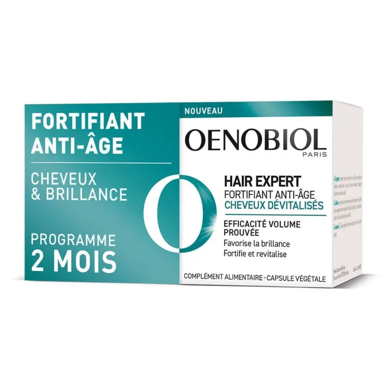 Oenobiol Hair Expert Fortificare anti-îmbătrânire păr devitalizat 2x30 Capsule — preț și oferte
