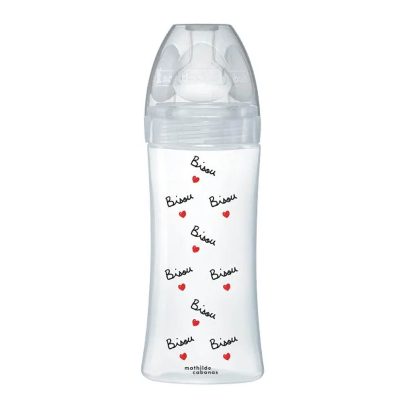 Dodie Sensation+ Biberon cu tetină plată flux 2 Anti Colic 0-6 luni 330ml Mathilde Cabanas Collection — preț și oferte