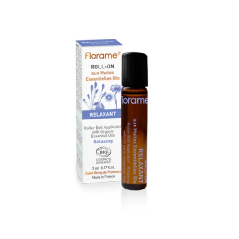Florame Roll-on relaxant cu uleiuri esențiale organice 5ml — preț și oferte