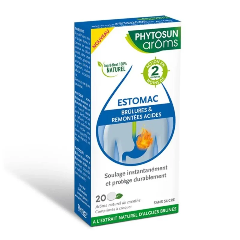Phytosun Aroms Arsuri la stomac și reflux acid 20 comprimate — preț și oferte
