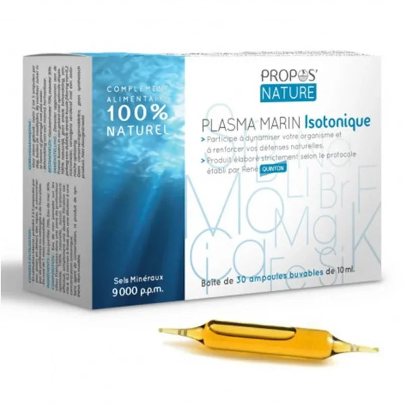 Propos'Nature Bio Marine Plasma izotonică 30 fiole — preț și oferte
