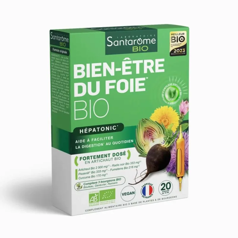 Santarome Ficat Bunăstare Digestie și tranzit 20 fiole — preț și oferte