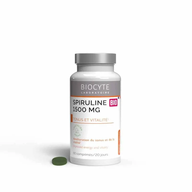 Biocyte Health Spirulină organică 60 comprimate — preț și oferte