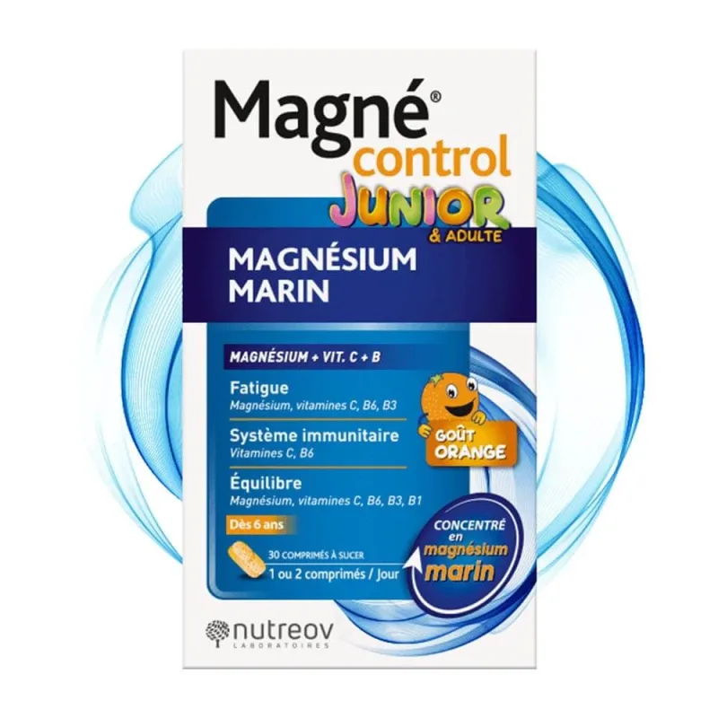 Nutreov Magne Control magneziu marin junior 30 comprimate — preț și oferte