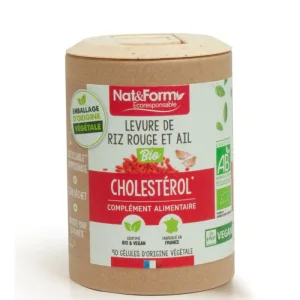 Nat&Form Orez roșu drojdie și usturoi organic colesterol 90 capsule