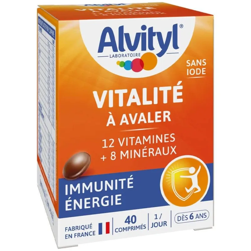 Alvityl Vitality pentru a înghiți aroma de ciocolată de la 6 ani 40 de comprimate — preț și oferte