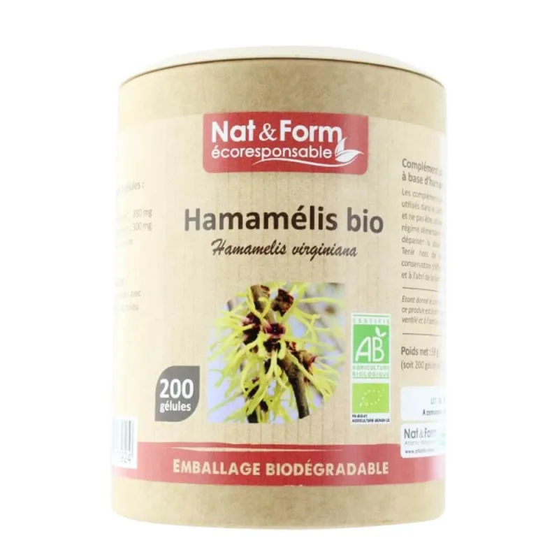 Nat&Form HAMAMELIS ORGANIC 200 capsule — preț și oferte