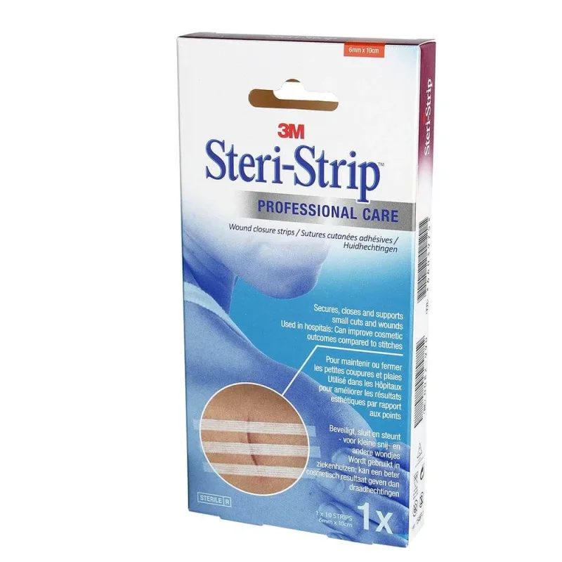 3M Steri-Strip Suturi sterile adezive pentru piele 6mmx10cm 1x 10 benzi — preț și oferte
