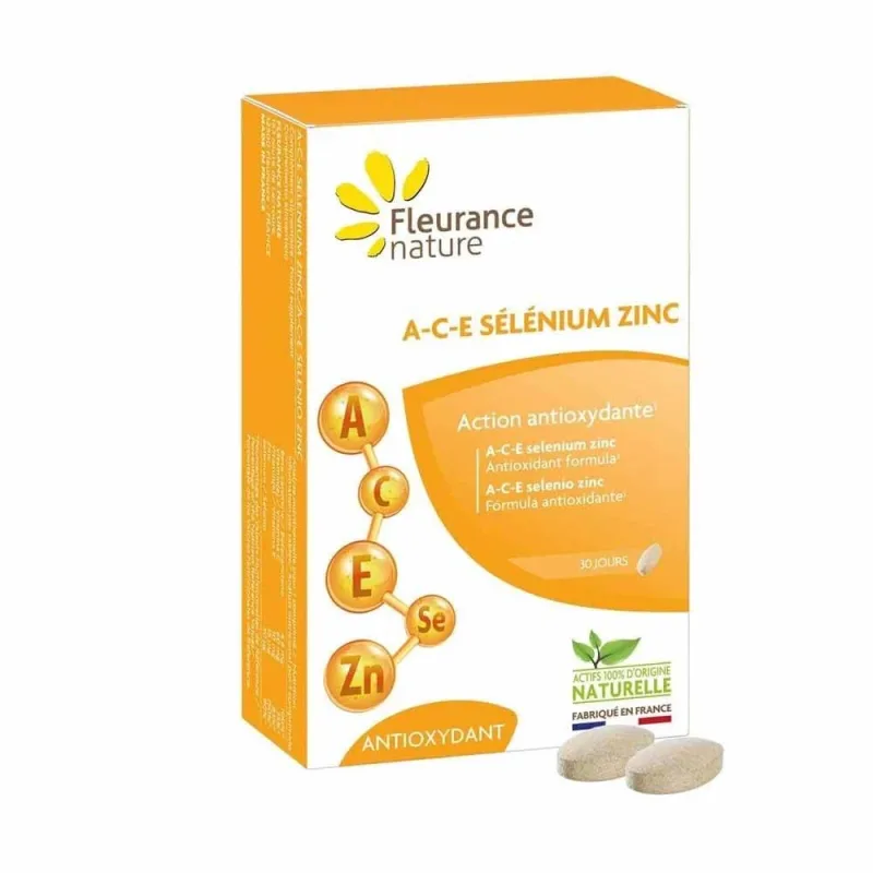 Fleurance Nature A-C- E Seleniu Zinc 30 comprimate — preț și oferte