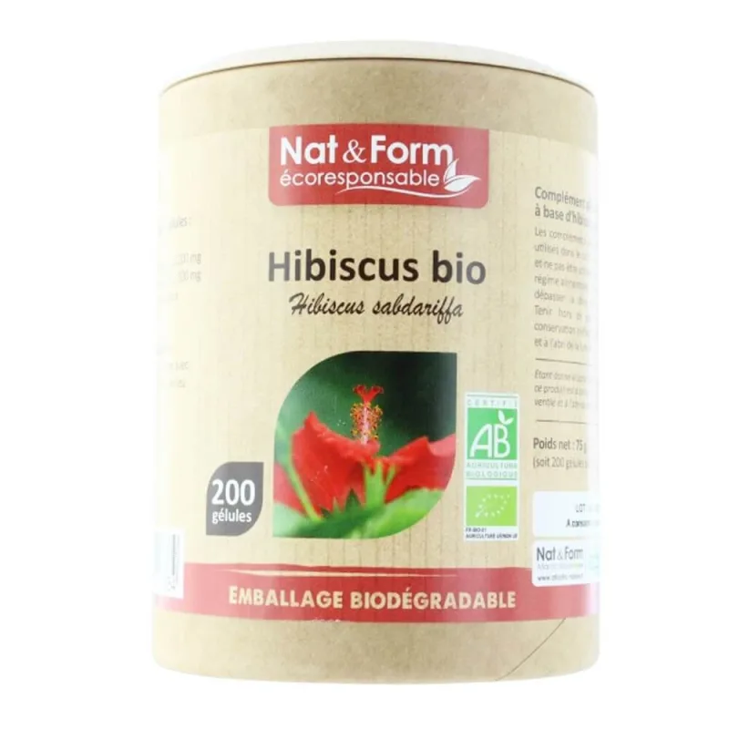 Nat&Form ORGANIC IBISCO 200 capsule — preț și oferte