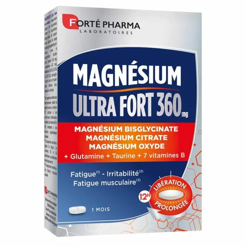 Forté Pharma Magnesium Ultra Forte 360 Stres și oboseală 30 comprimate cu eliberare prelungită — preț și oferte