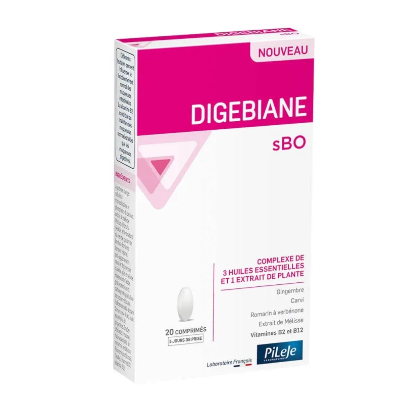 Pileje Digebiane Digebiane sBO 20 comprimate — preț și oferte