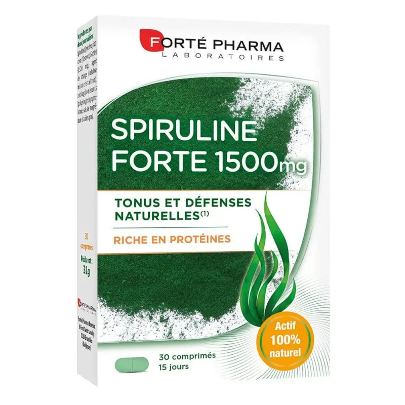Forté Pharma Spirulina 1500 30 comprimate — preț și oferte