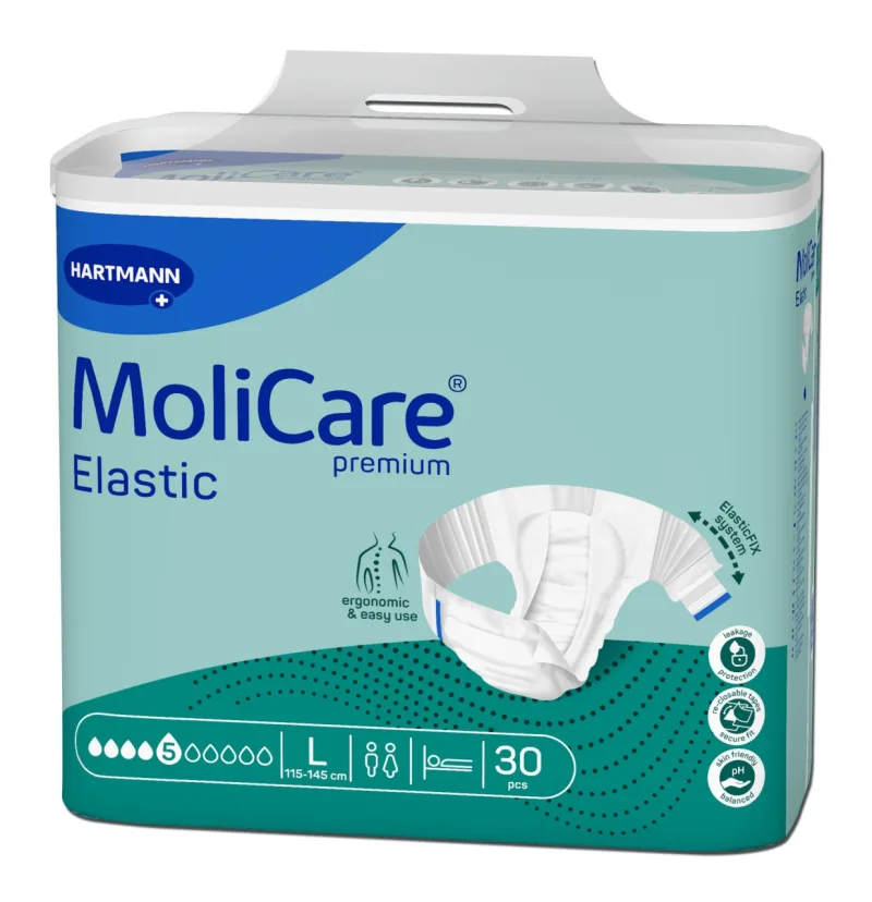 MoliCare Premium Elastic L, 30 bucati – 5 picaturi, Hartmann — preț și oferte