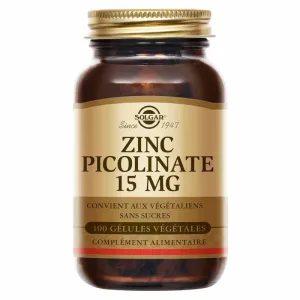 Solgar Zinc Picolinat 15mg Apărarea imunitară 100 Comprimat