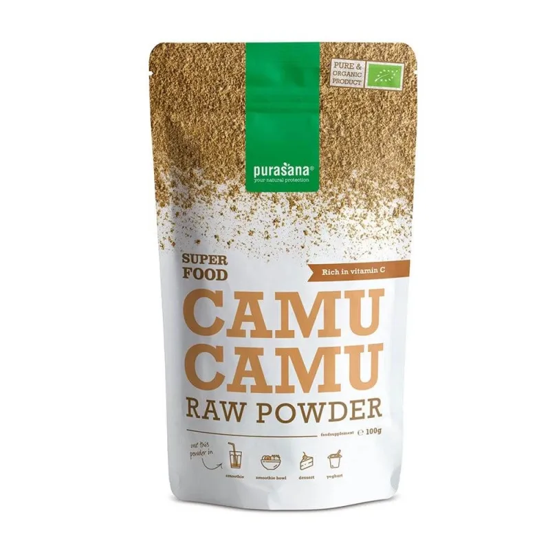 Purasana Camu Camu pulbere organică 100g — preț și oferte