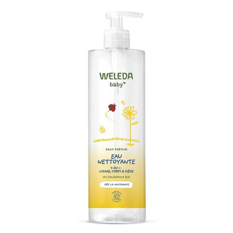 Weleda Baby and Child Apă de curățare 3 în 1 pentru față, corp și scaun 400 ml — preț și oferte