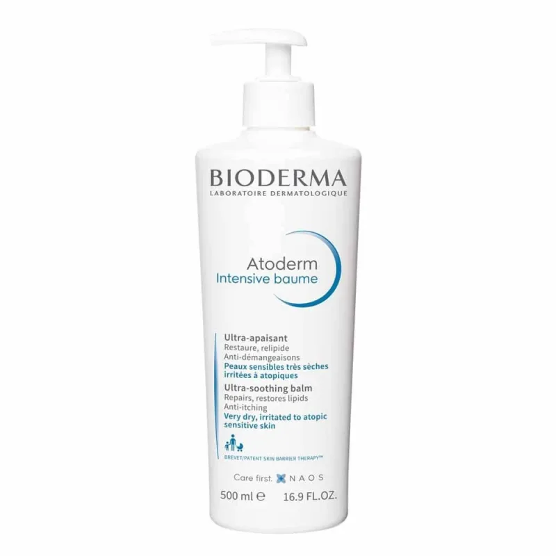 Bioderma Atoderm Tratament calmant, hrănitor și împotriva iritațiilor Piele foarte uscată 500ml — preț și oferte