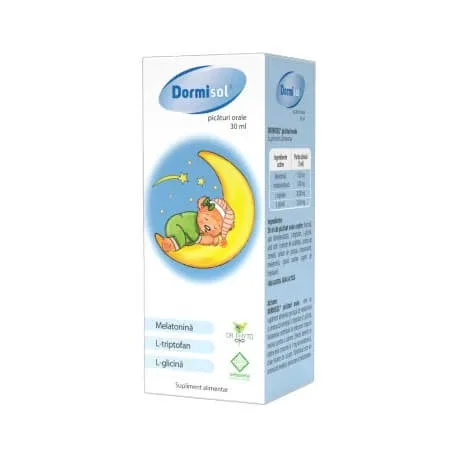 Dormisol picaturi, 30 ml, Dr Phyto — preț și oferte